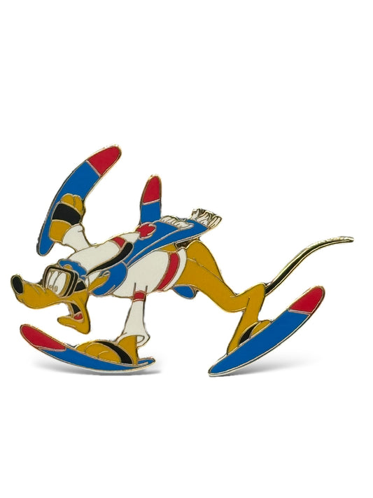 Disney Auctions Pluto on Skis Pin