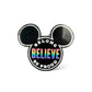 DLRP Belong, Believe, Be Proud Mickey Head Pin