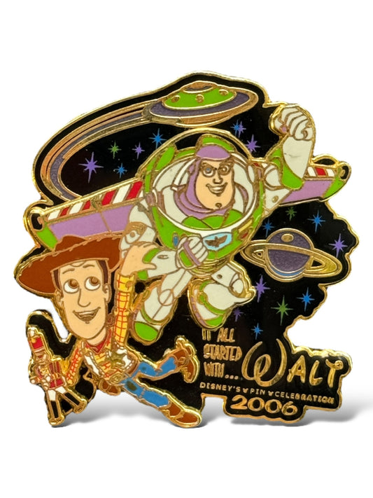 WDW It All Started With Walt Animation Toy Story Pin