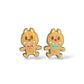 Disney Parks Chip n' Dale Gingerbread Build-a-Pin Set
