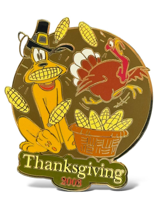 Disney Auctions Thanksgiving 2003 Pluto and Turkey Pin