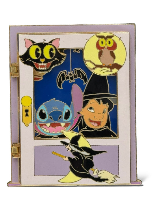 Disney Auctions Lilo & Stitch Trick-or-Treat Hinged Door Pin
