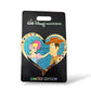 WDI Valentine Jeweled Heart Bo Peep and Woody Pin