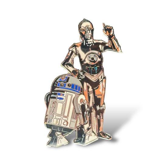 WDW Star Wars Weekend 2002 R2D2 and C-3PO Light Up Pin