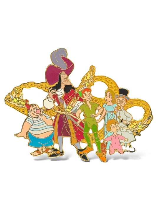Disney Auctions Peter Pan Cast Jumbo Pin