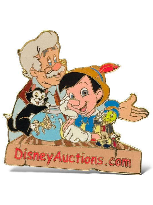 Artist Proof Disney Auctions Gift with Purchase Pinocchio Family 3 Pin Set