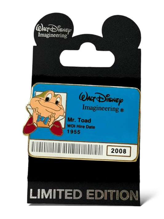WDI Identification Badge Mr. Toad Pin