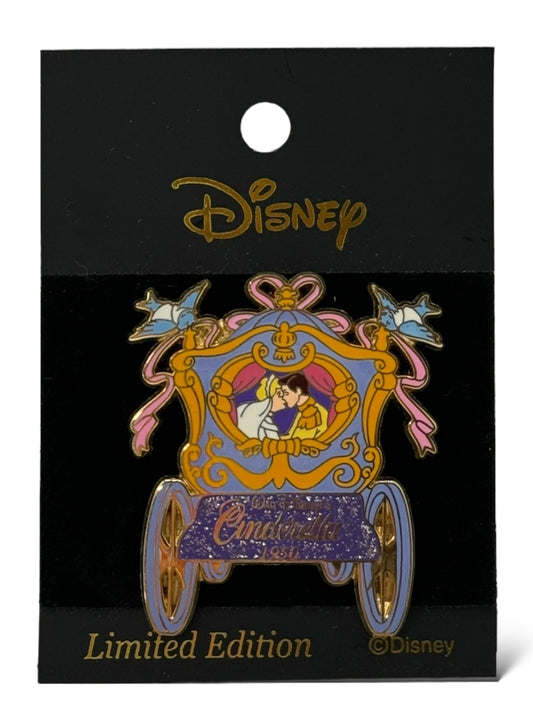JDS History of Art Cinderella and Prince Charming Wedding Coach Pin