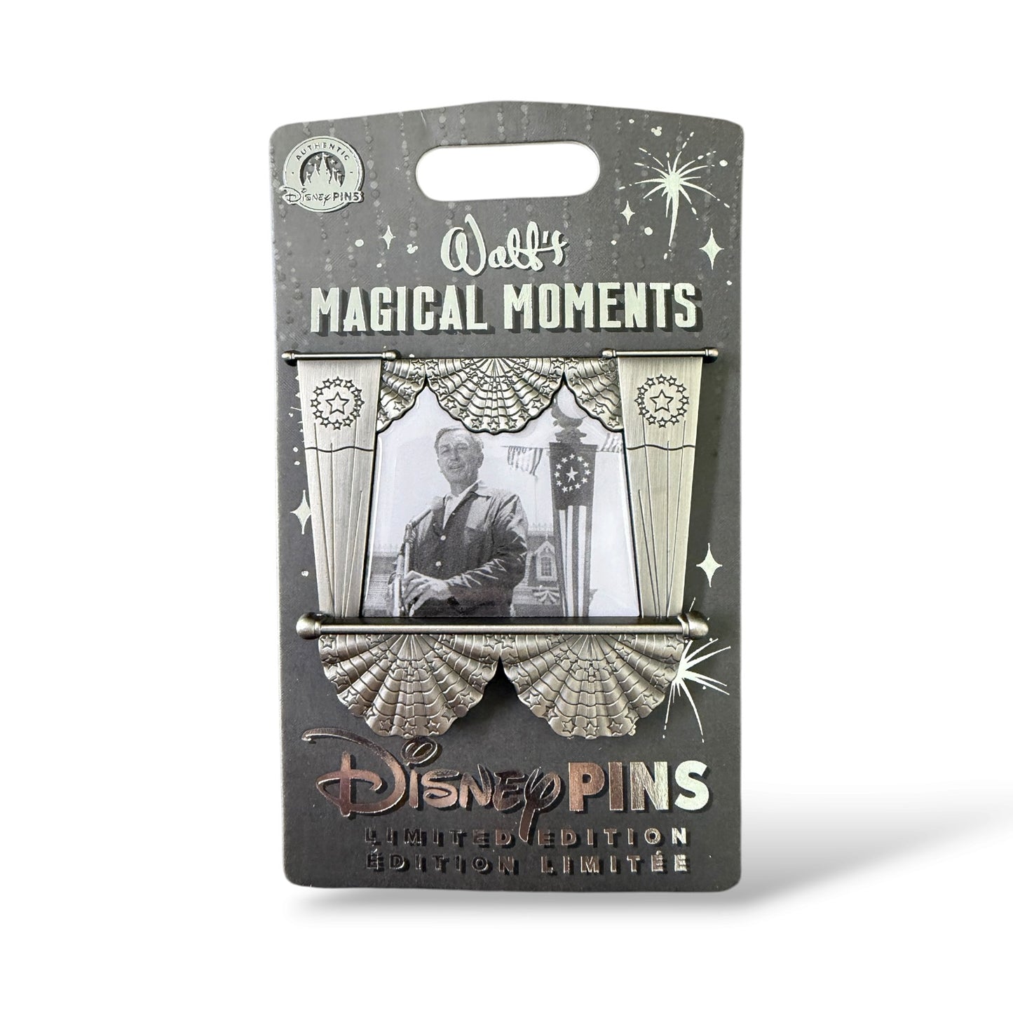 Disney Store Walt’s Magical Moments Disneyland Dedication Speech Pin