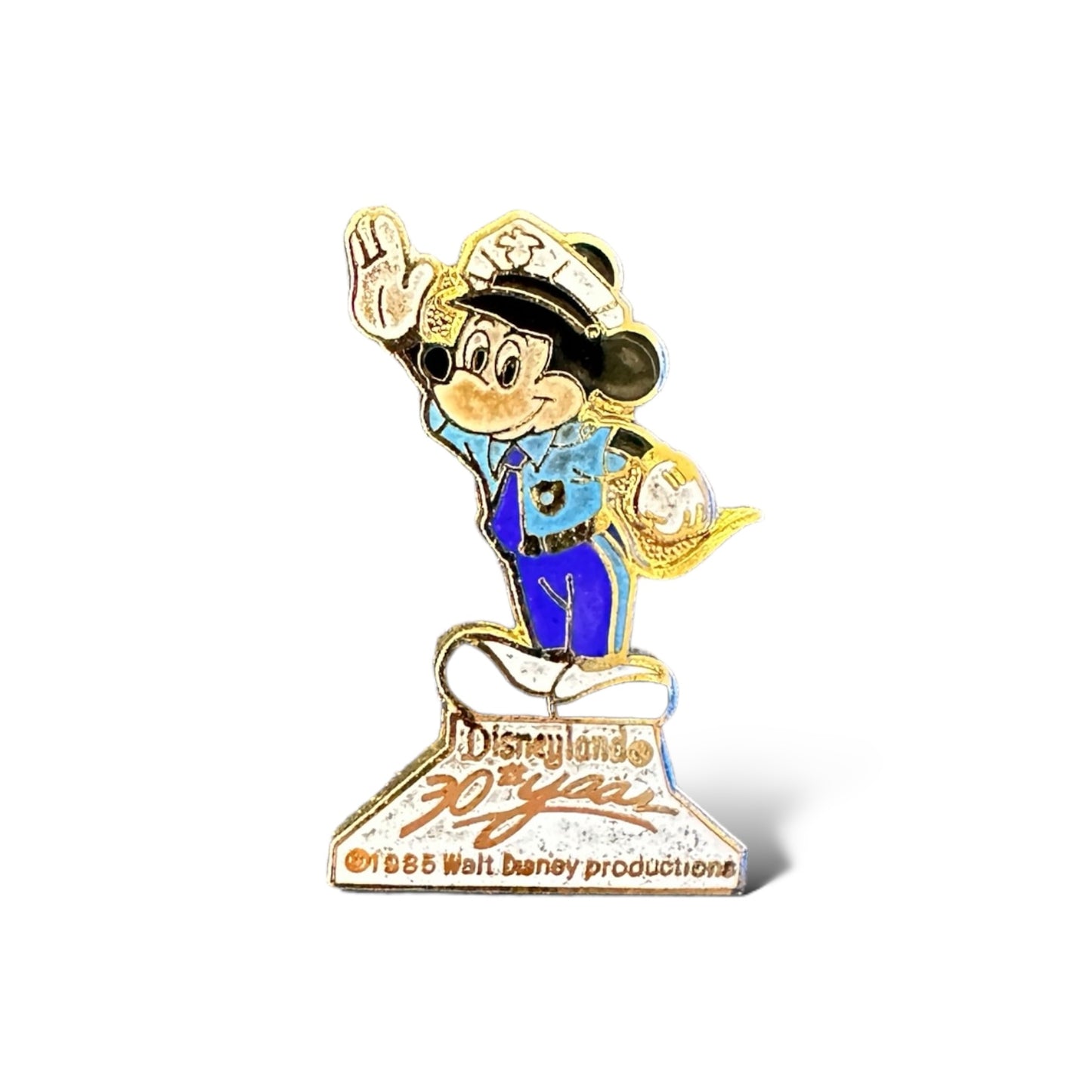 DEC Disneyland 30th Anniversary Security Guard Mickey Pin