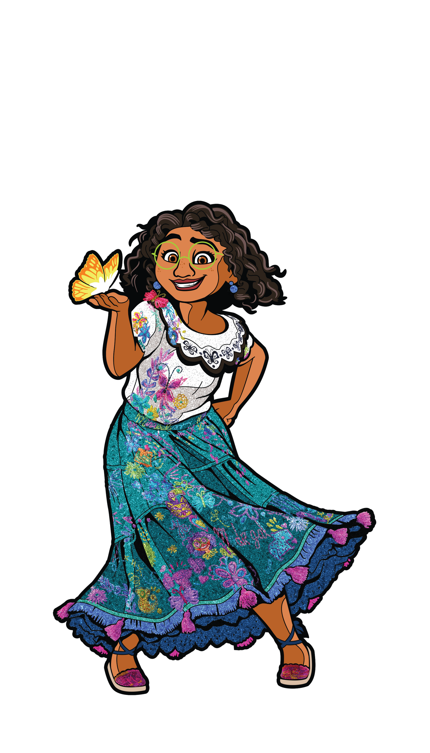 Encanto Glitter Mirabel FiGPiN Enamel Pin – FryGuy Pins Exclusive