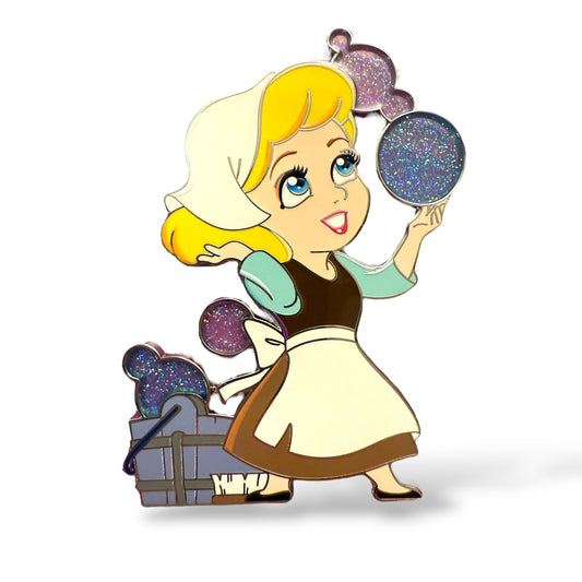 WDI Chibi Heroines Cinderella Pin