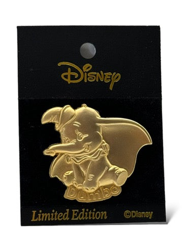 JDS 100 Relief Gold Tone Dumbo Pin