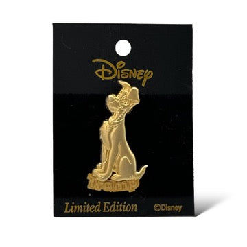 JDS 100 Relief Gold Tone Tramp Pin