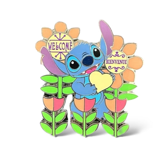 DLRP It's a Small World Stitch Welcome Pin