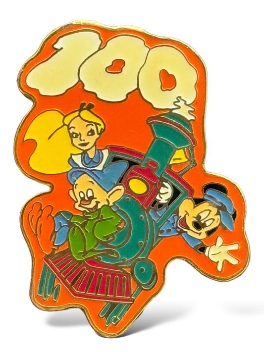 JDS 100 Years of Magic Train Mickey, Alice and Dopey Pin