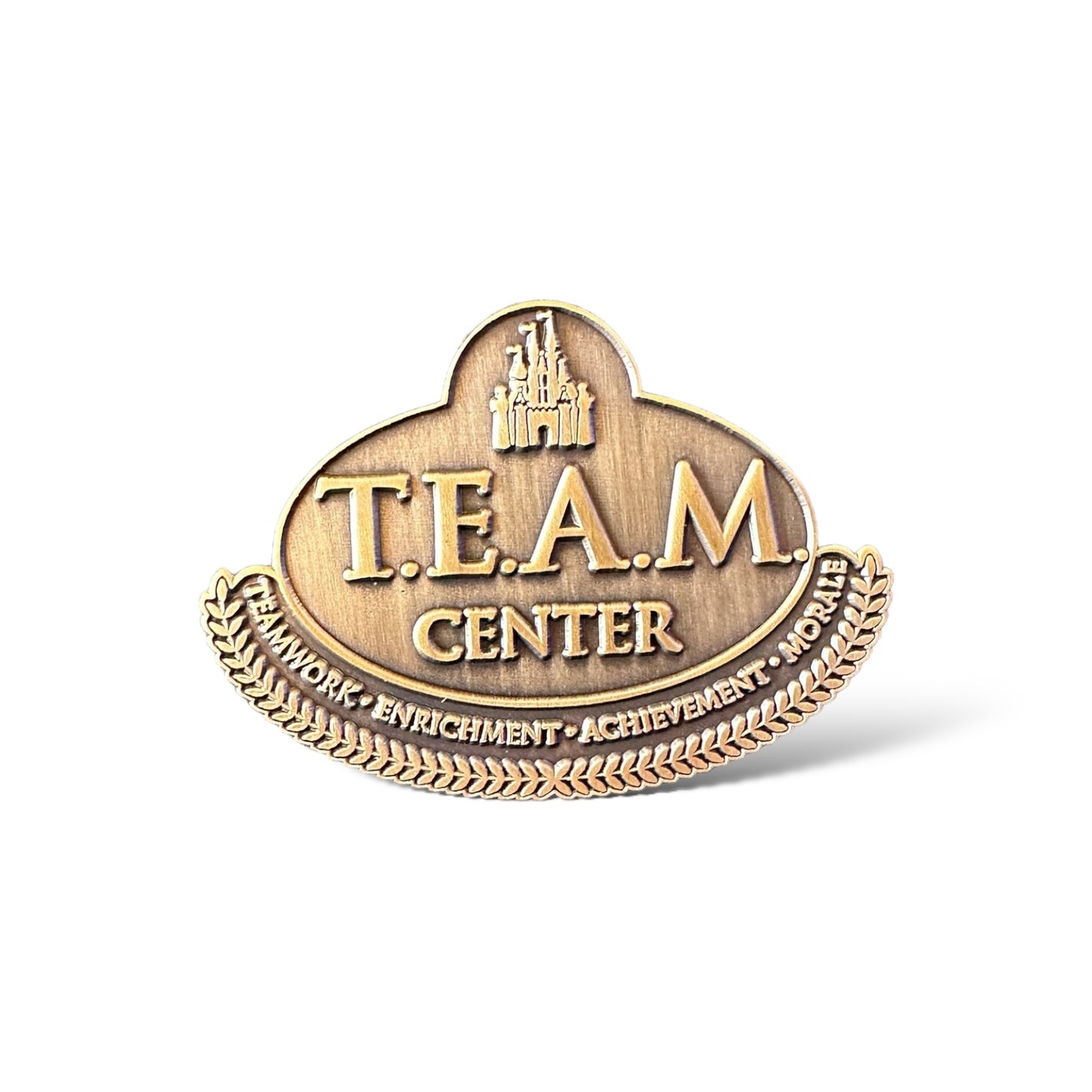 DEC T.E.A.M Center Bronze Name Badge Pin