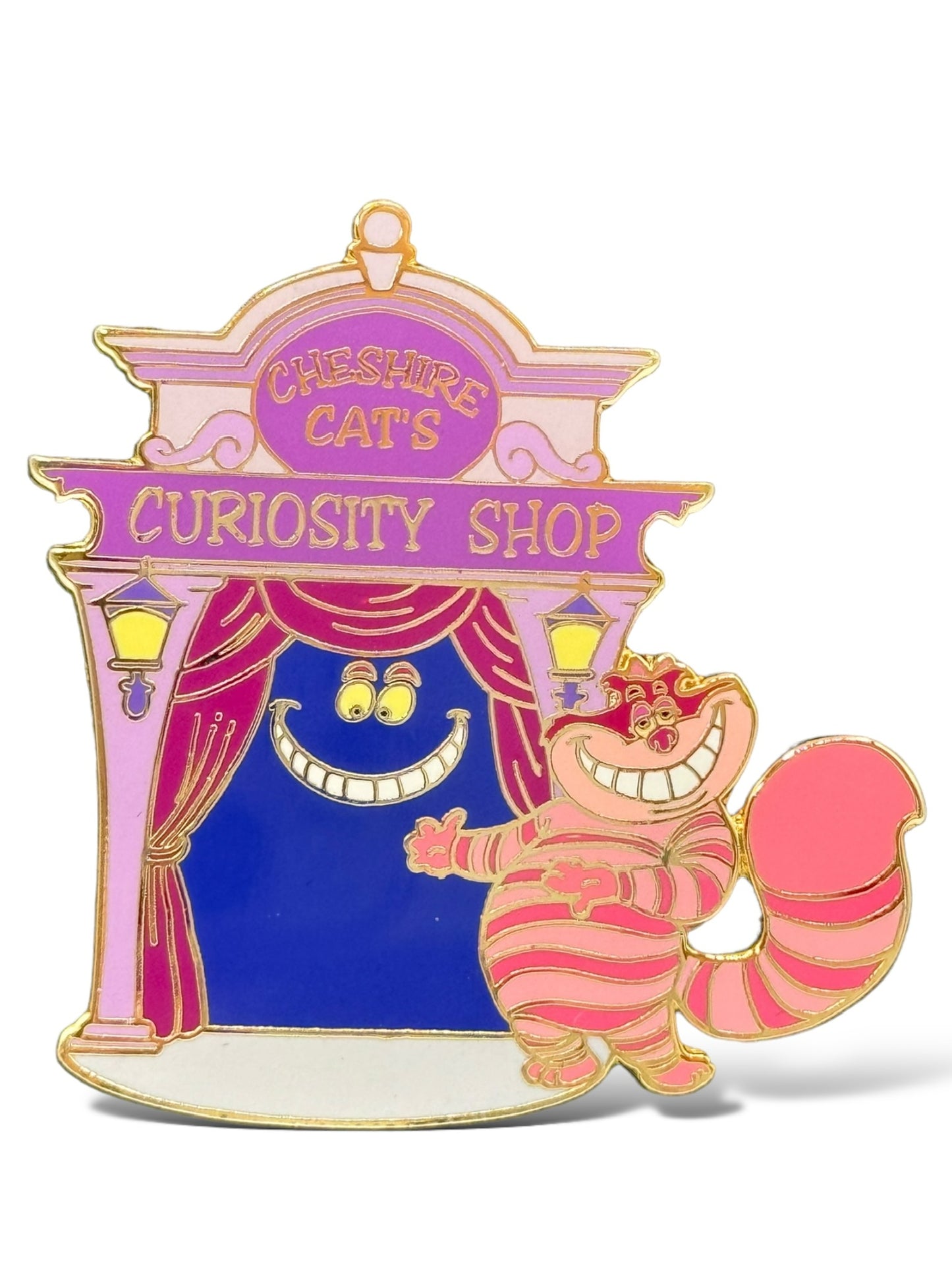 Disney Auctions Cheshire Cat Curiosity Shop Pin