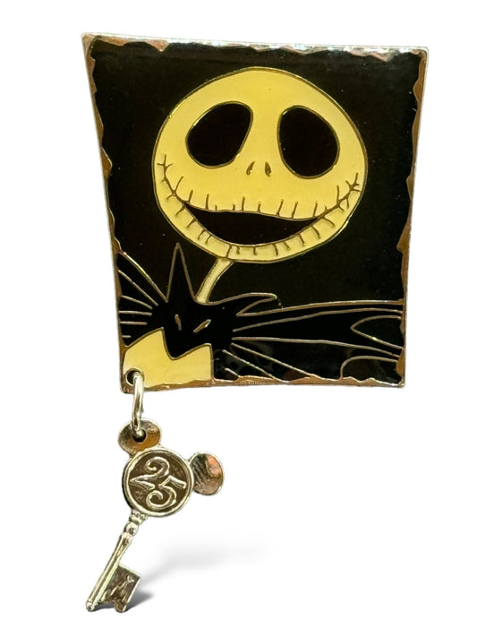 TDR 25th Anniversary Character Sketch Jack Skellington Dangle Pin