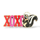 DSSH XOXO Valentine's Day Flower Pin