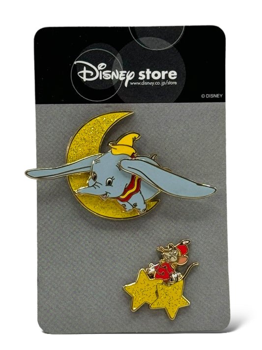 JDS Dumbo Moon and Stars 2 Pin Set