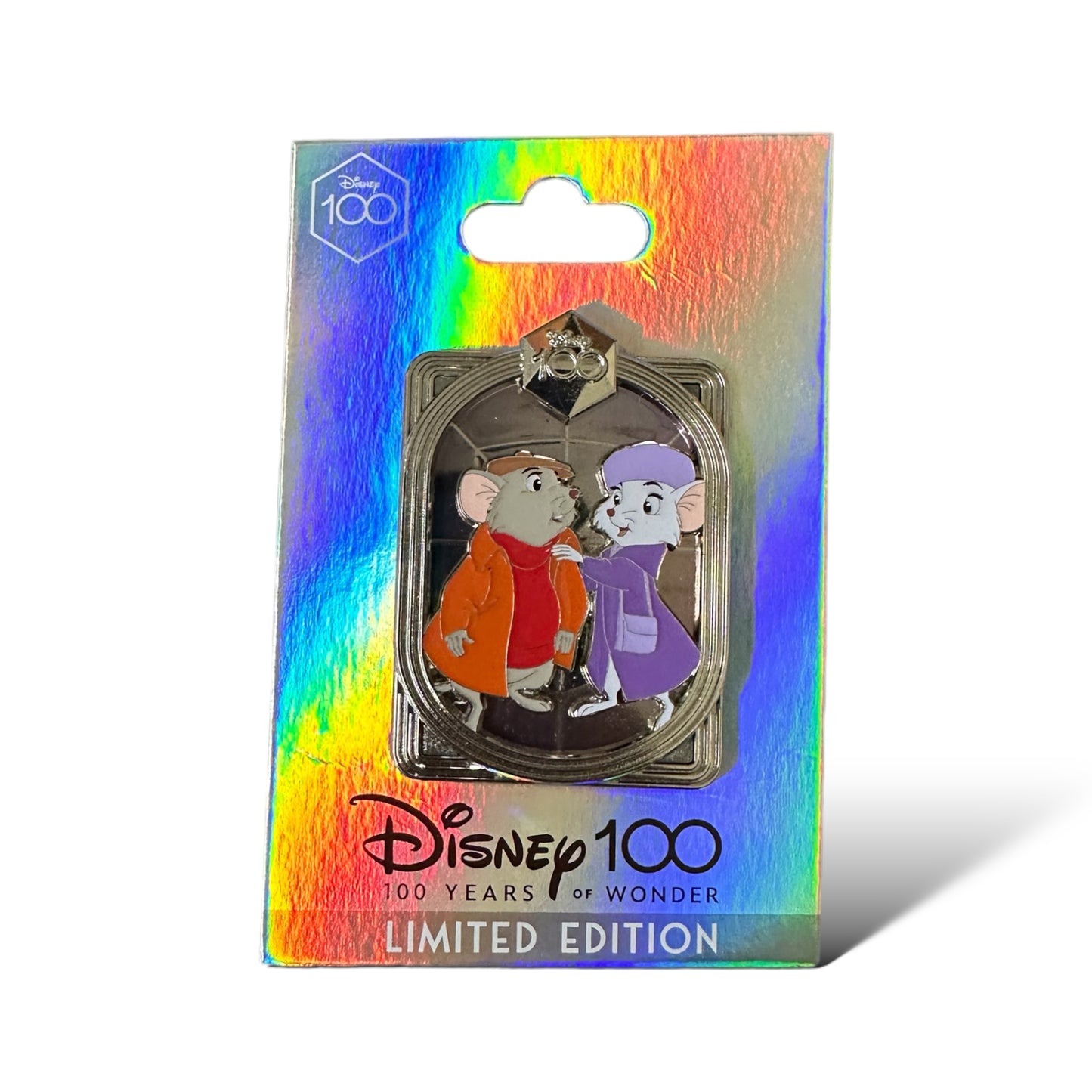 DEC Disney 100 The Rescuers Bernard and Bianca Pin