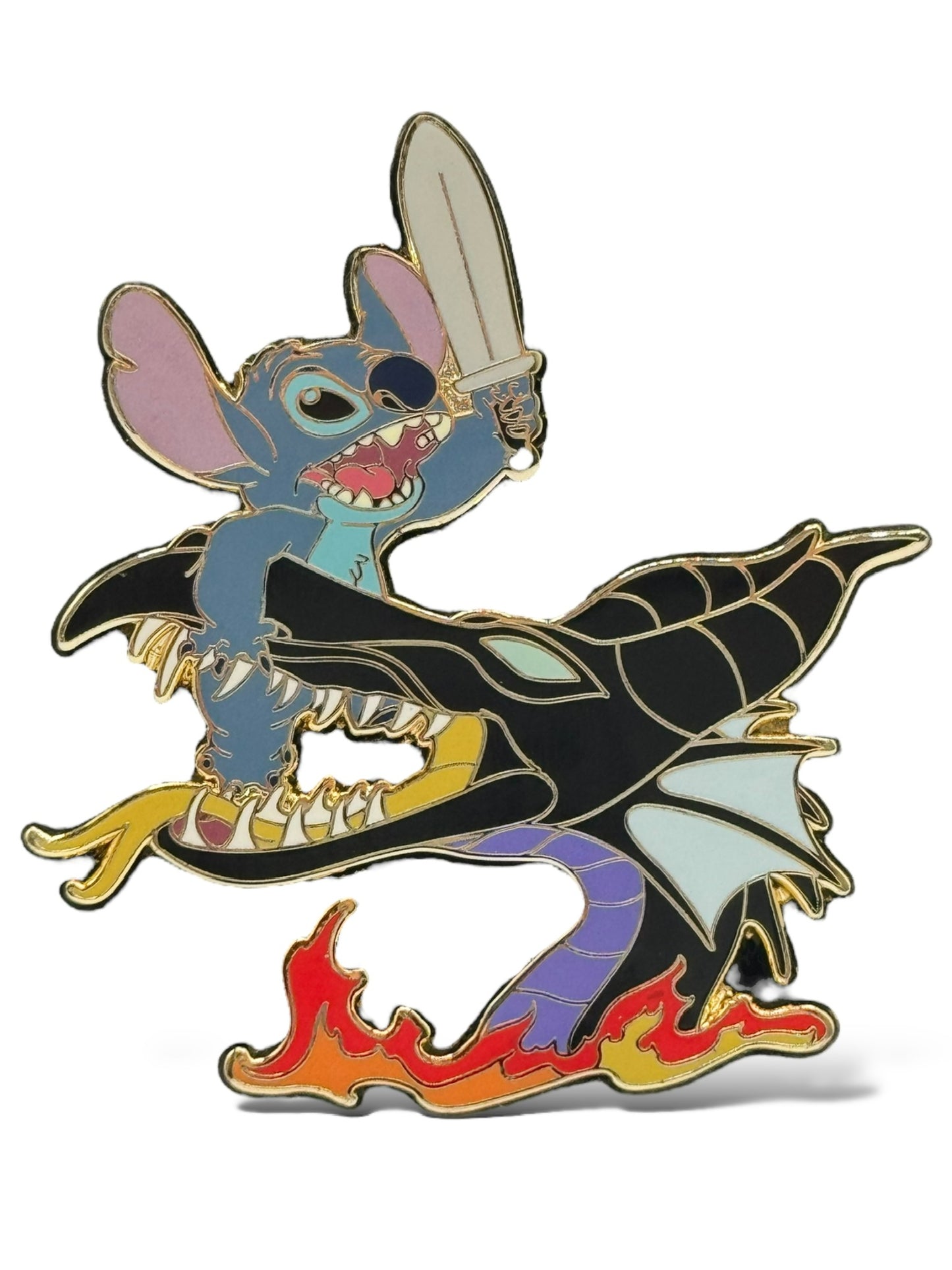 Disney Shopping Stitch vs. Villains Maleficent Pin