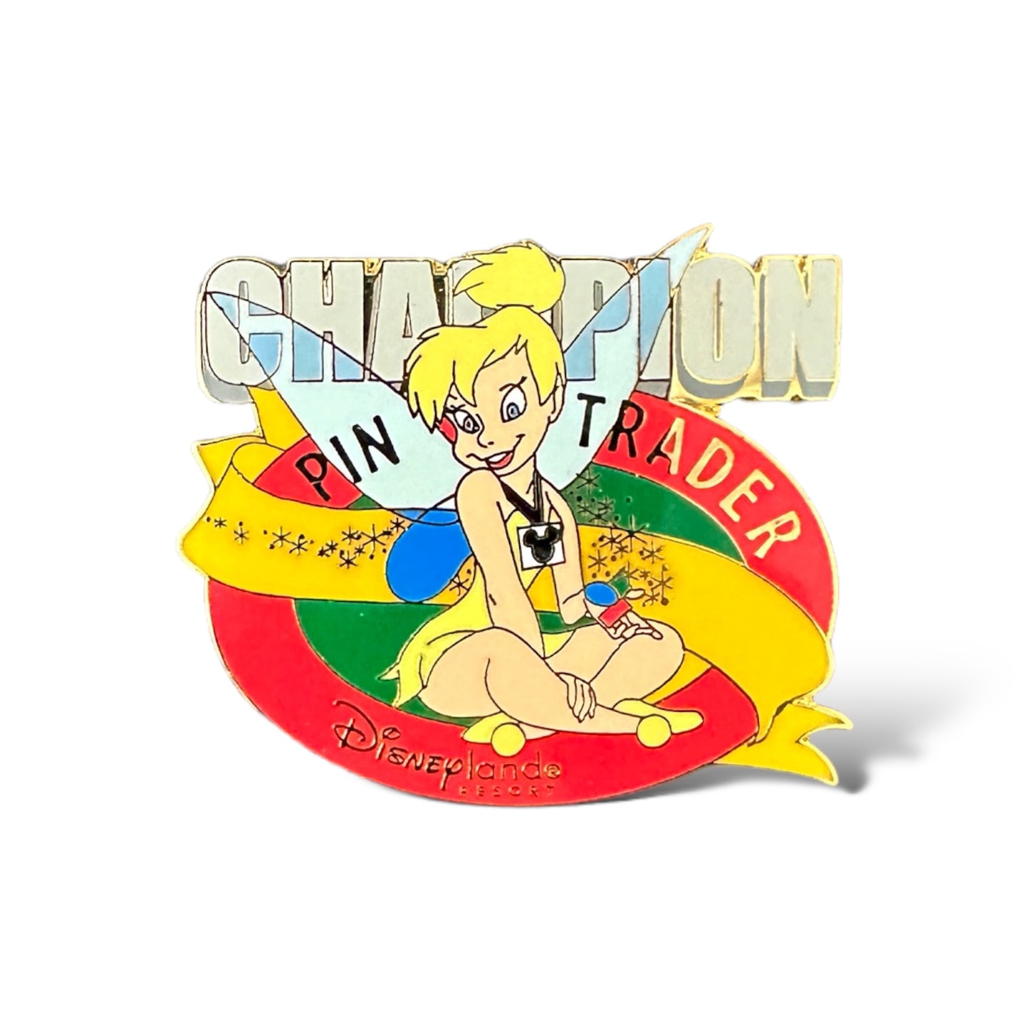 DEC Pin Champion Cast Award Tinker Bell Red Pin