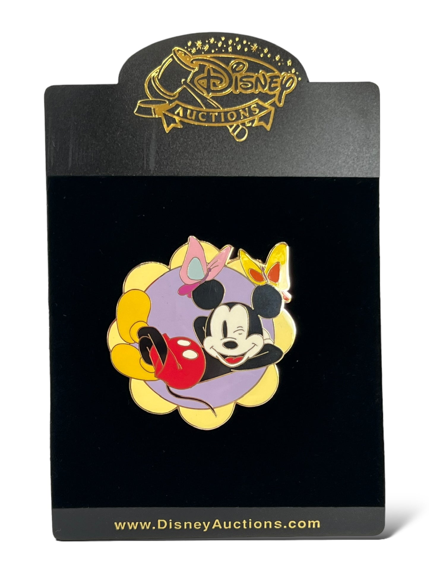 Disney Auctions Spring Flowers Mickey Pin