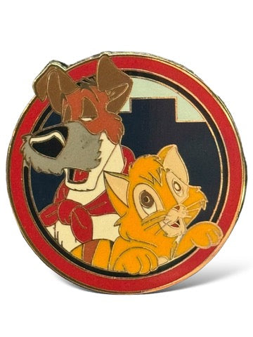 Disney Parks Best Friends Oliver and Dodger Pin