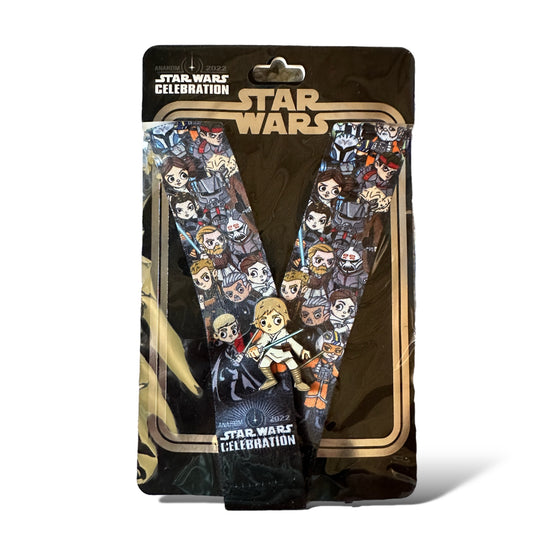 Star Wars Celebration 2022 Luke Skywalker Pin Lanyard Set