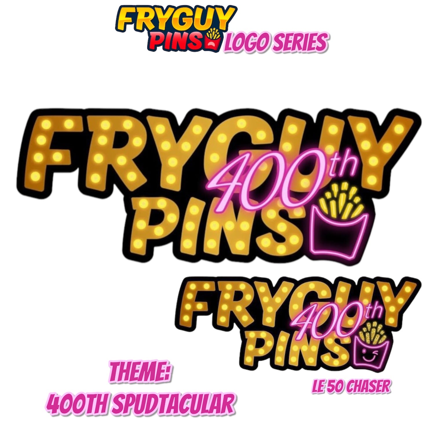 FryGuy Logo 400th Sputacular Pin