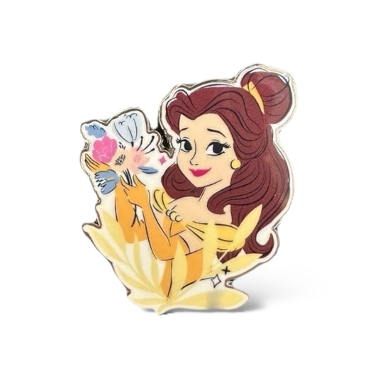 DLRP Floral Princess Belle Flower Bouquet Pin