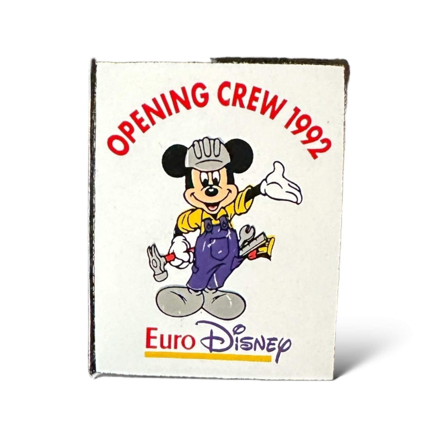 DEC Opening Crew 1992 Euro Disney Mickey Pin