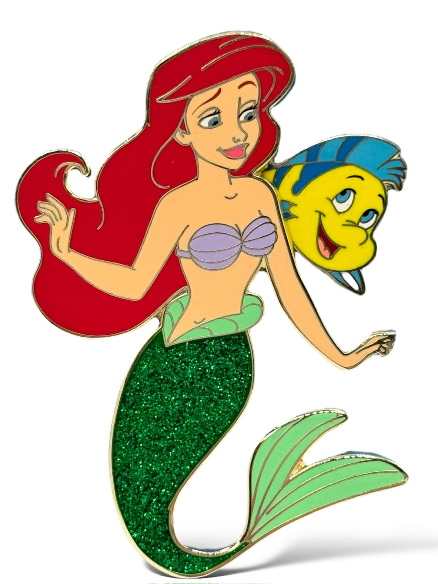 WDI Heroines and Sidekicks Ariel and Flounder Pin