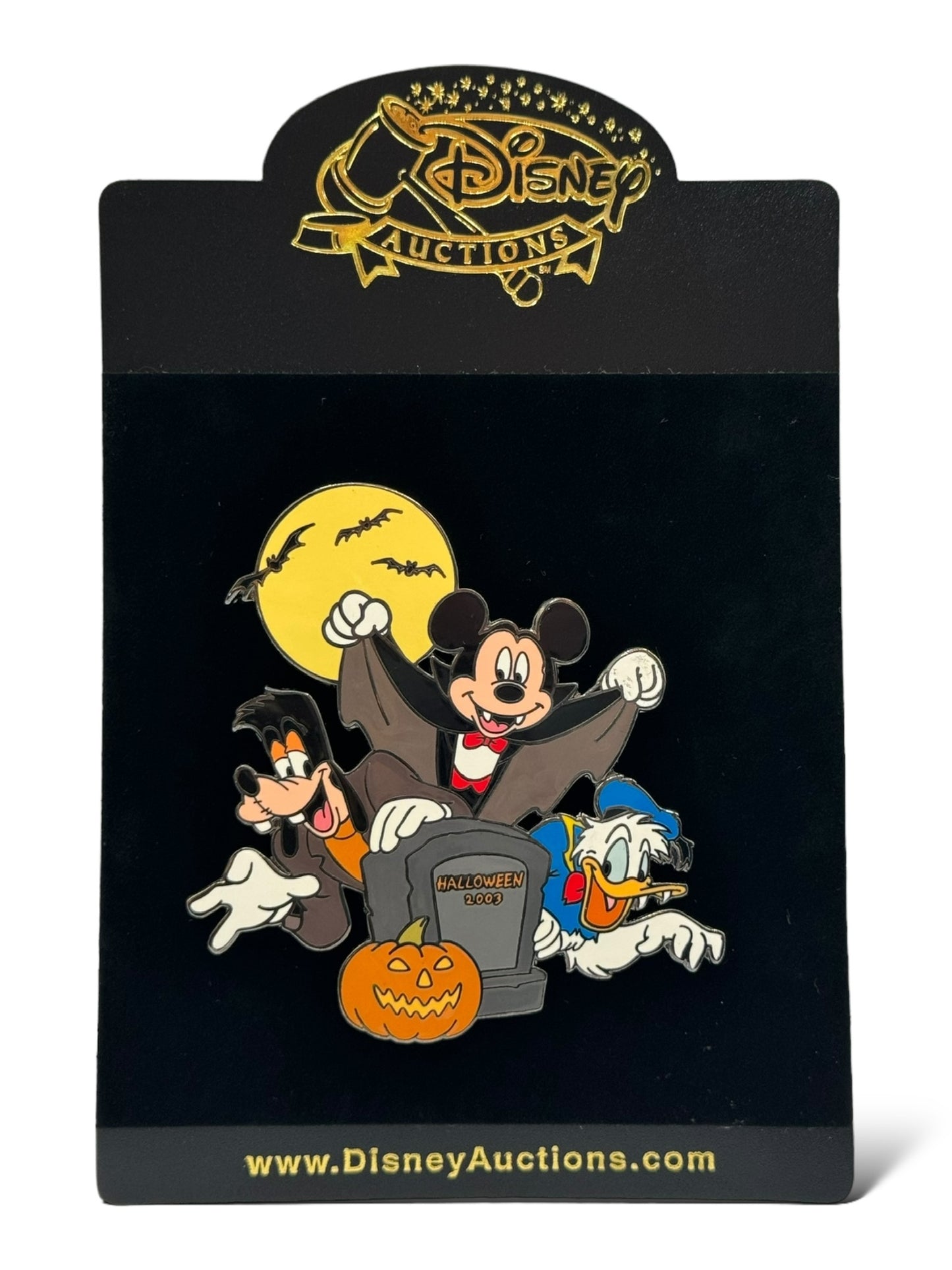 Disney Auctions Halloween 2003 Mickey, Donald, and Goofy Pin