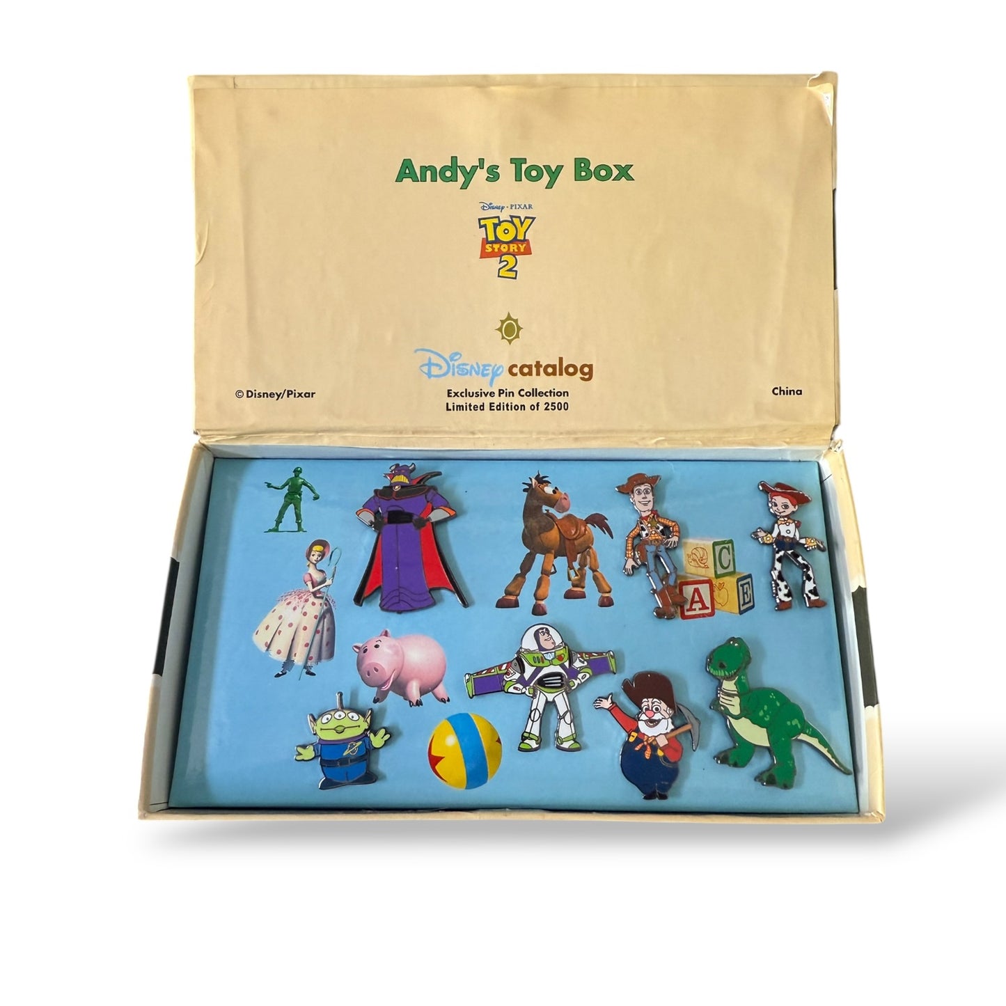 Disney Catalog Toy Story 2 Andy's Toy Box Pin Set