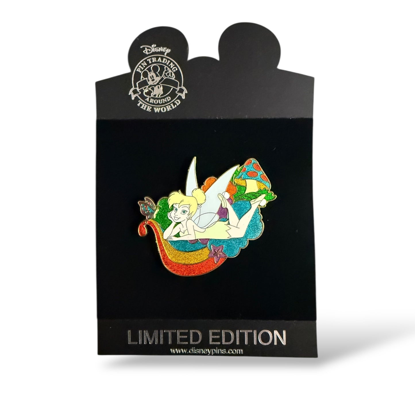 Disney Shopping Rainbow Tinker Bell Reclining Pin