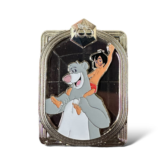 DEC Disney 100 The Jungle Book Baloo and Mowgli Pin