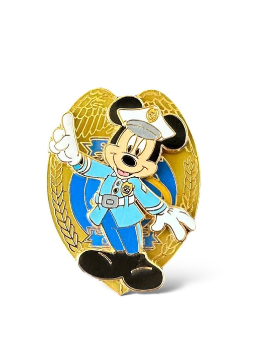 DEC Cast Member Security Badge Mickey Pin