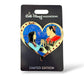 WDI Valentine Jeweled Heart Mulan and Li Shang Pin