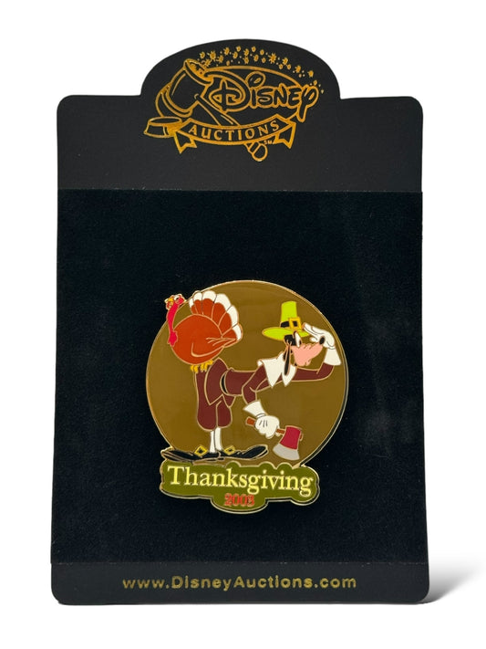 Disney Auctions Thanksgiving 2003 Goofy and Turkey Pin