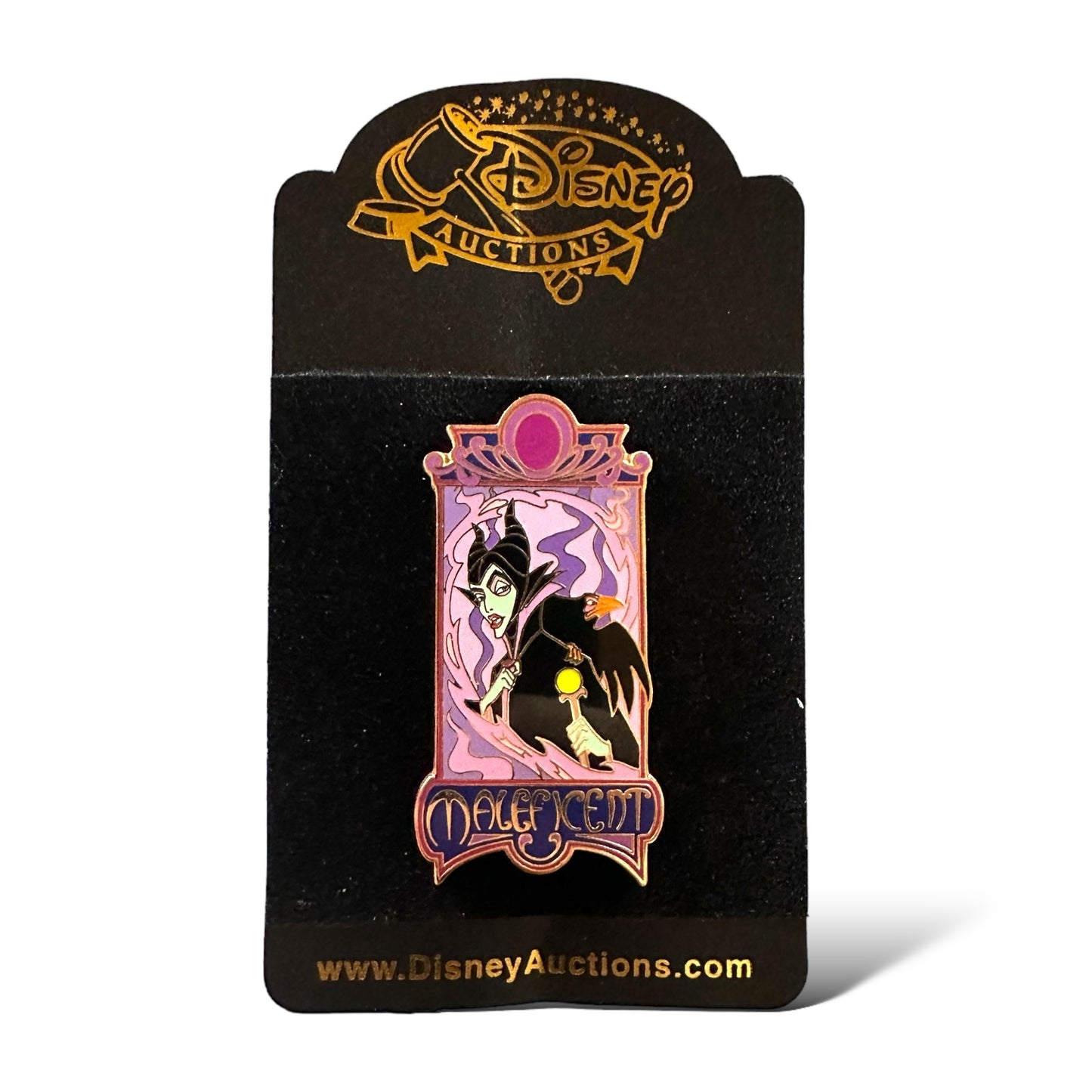 Disney Auctions Art Nouveau Maleficent Pin