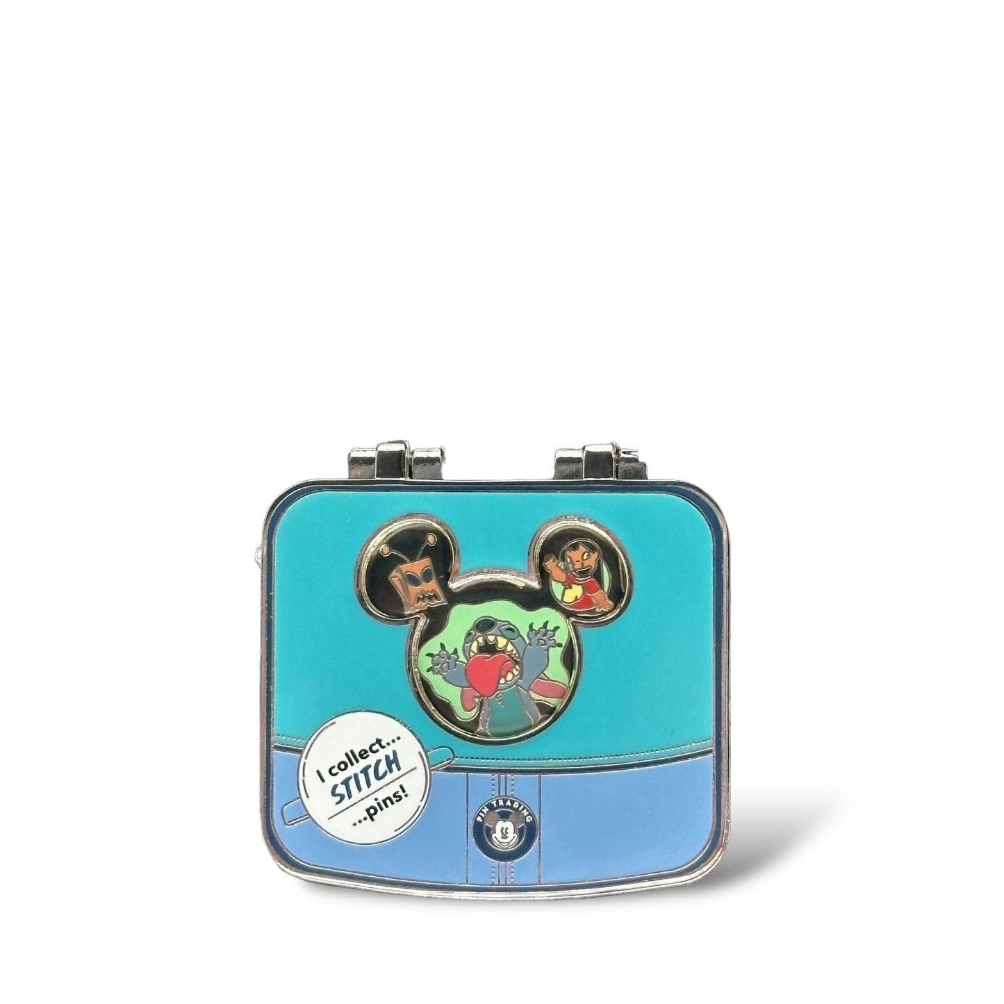 Disney Store I Collect Pin Bag Stitch Hinged Pin