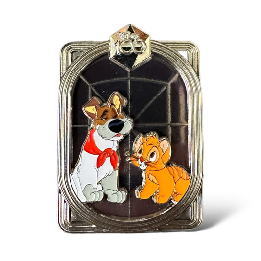 DEC Disney 100 Oliver and Co. Dodger and Oliver Pin