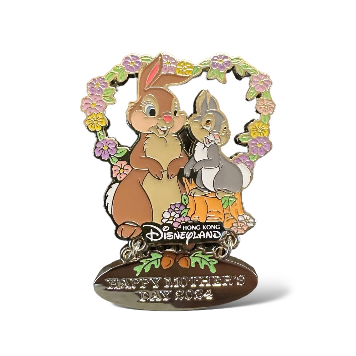 HKDL Mother's Day 2024 Thumper and Mom Pin