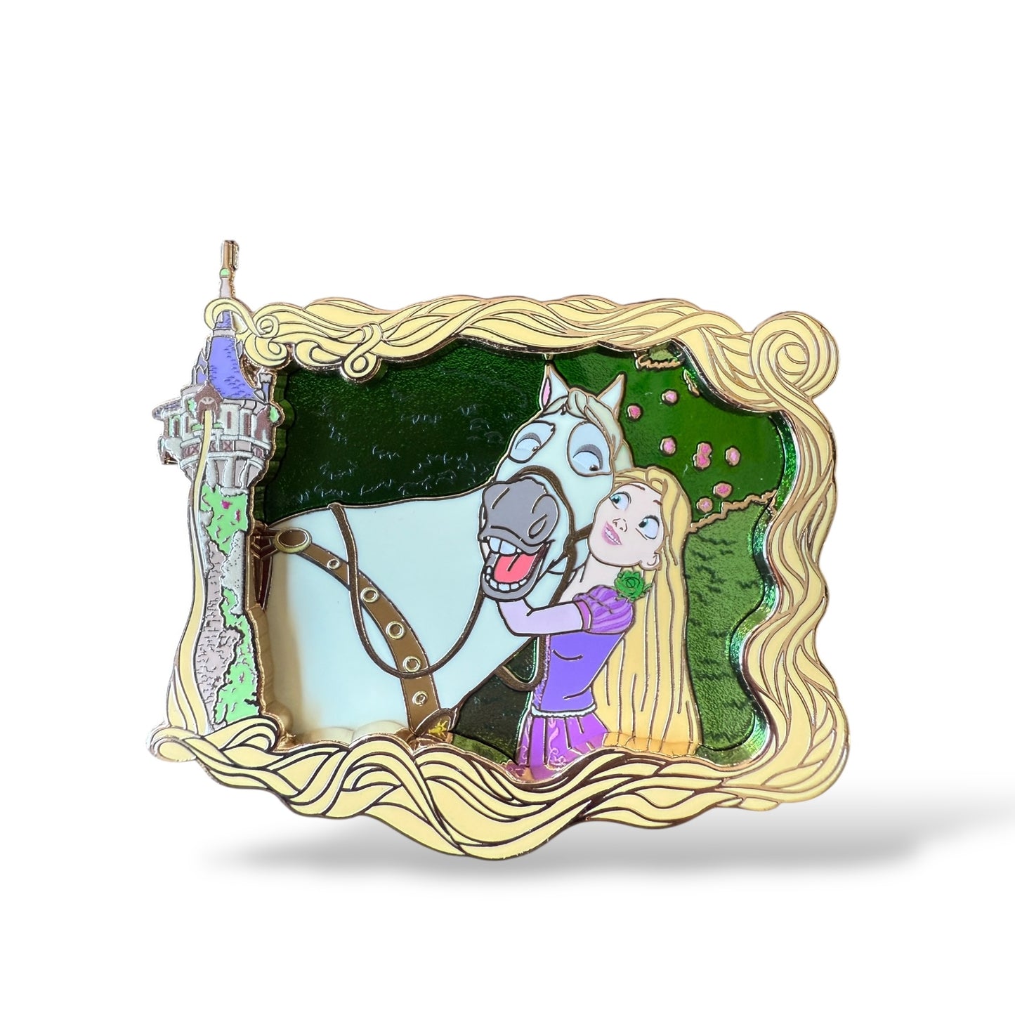 DEC Tangled 15th Anniversary Series Maximus and Rapunzel Winning Over Maximus Pin