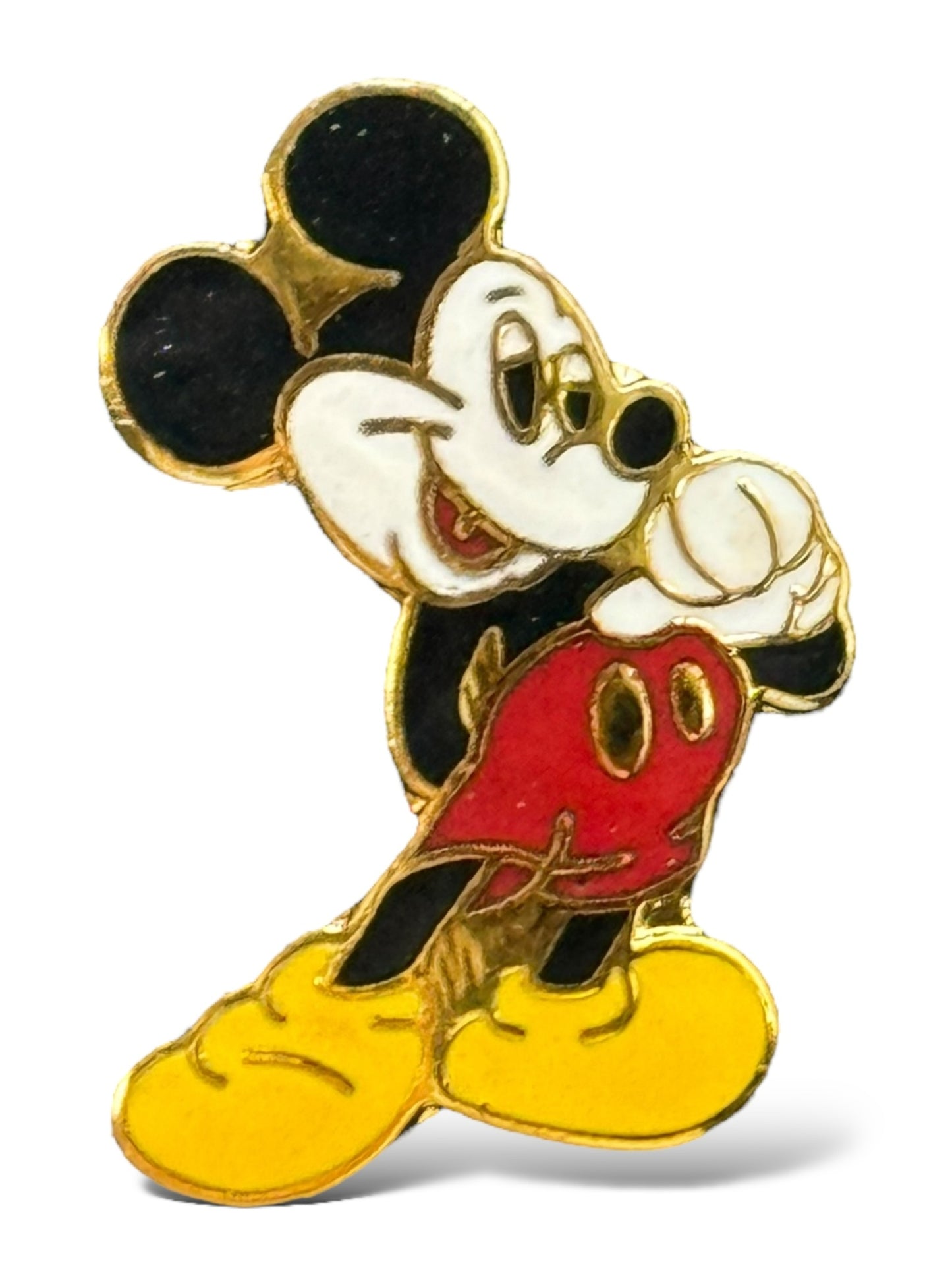 Vintage Mickey and Minnie Pin Display