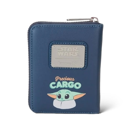 Loungefly The Mandalorian Ahsoka and Grogu Precious Cargo Zip-Around Wallet