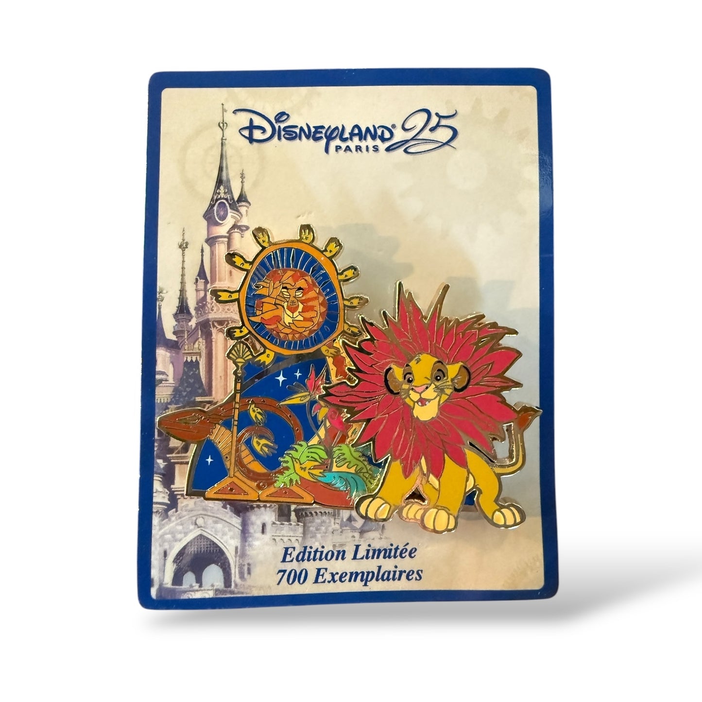 DLRP Disney Stars on Parade 25 Years of History Simba Pin